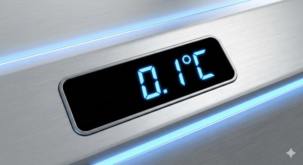 정밀한 온도 제어를 증명하는 업소용김치냉장 디지털 디스플레이