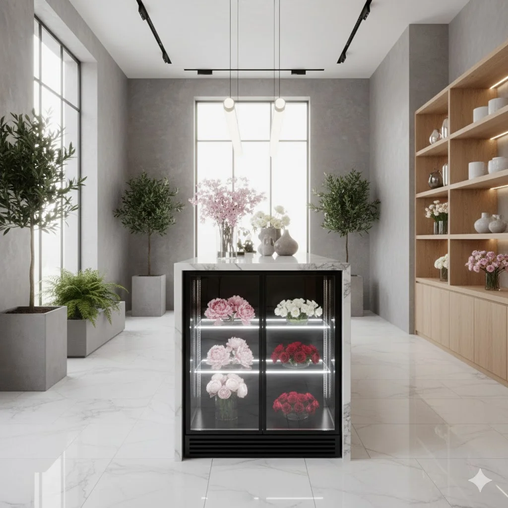 미니 꽃냉장고