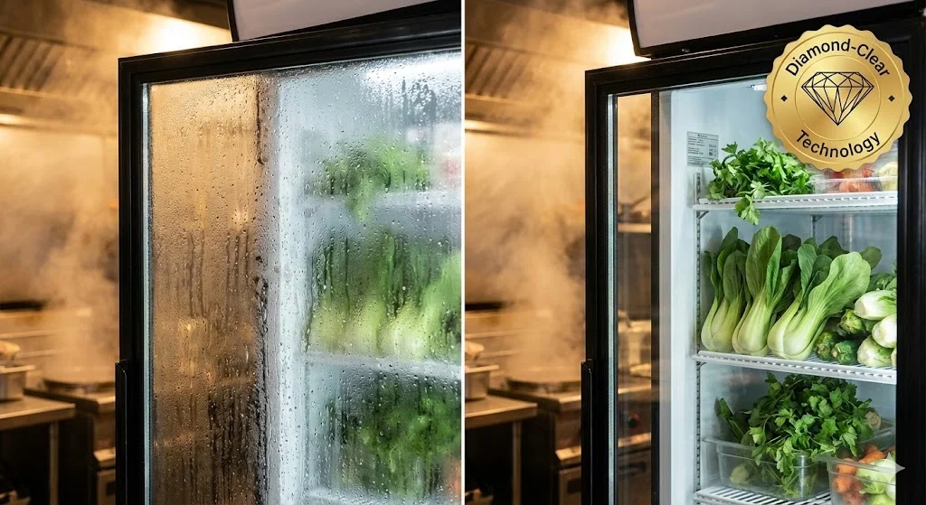 김 서림 없는 투명함이 매장의 위생 점수를 바꿉니다.