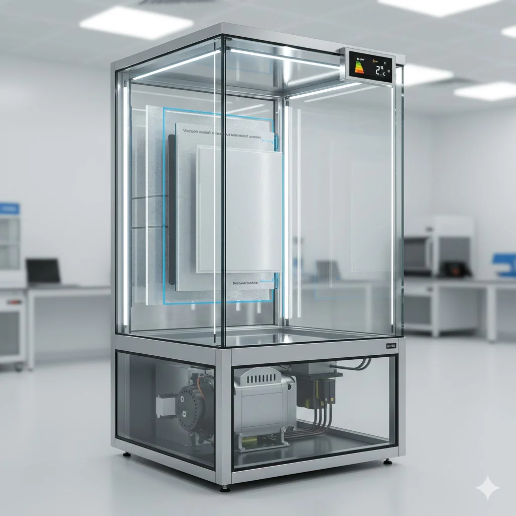 사면 유리 쇼케이스