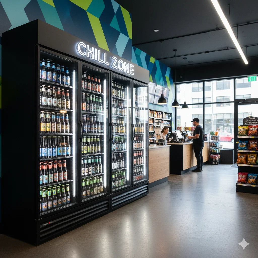 업소용 주류 냉장고