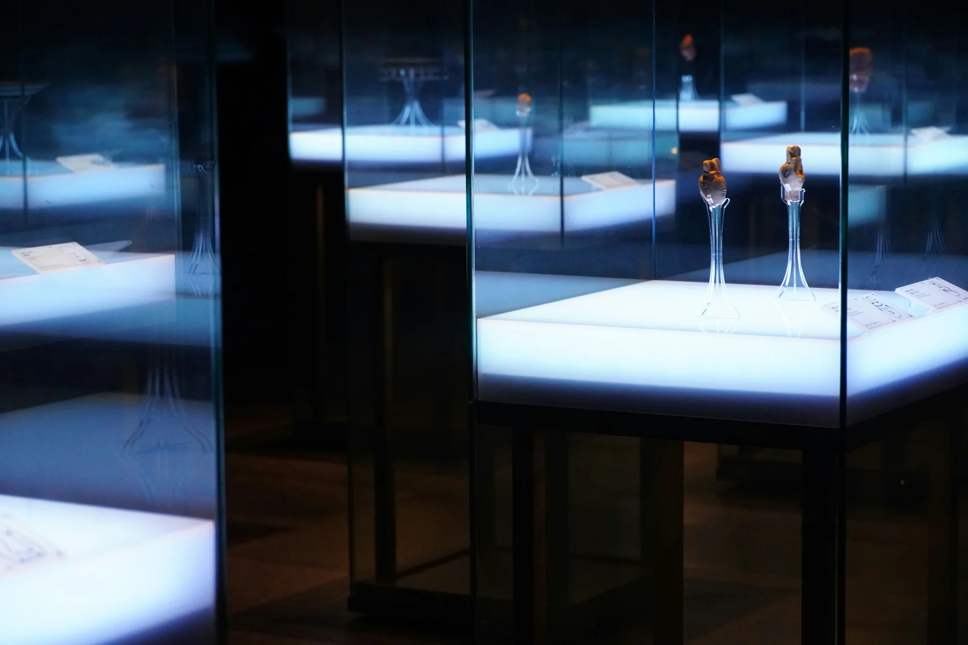 Exhibits inside the National Museum of Korea