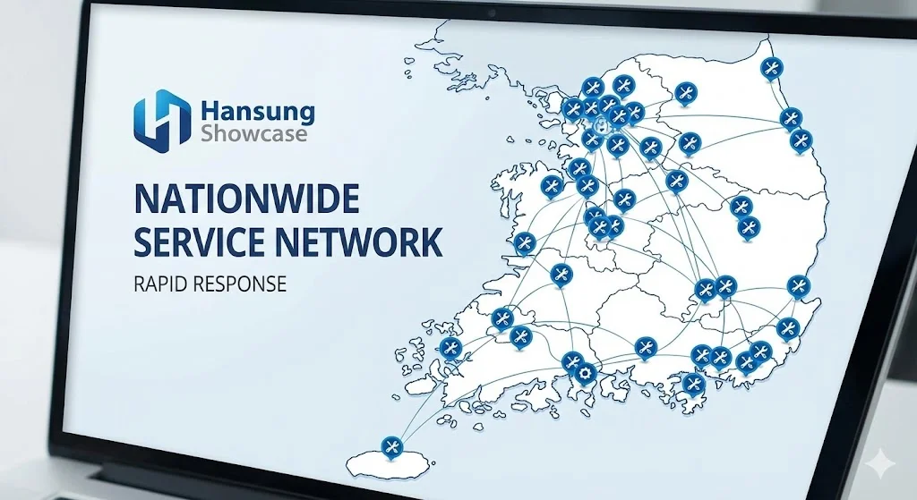 전국 서비스 망을 통해 관리되는 한성쇼케이스 약국냉장고 AS