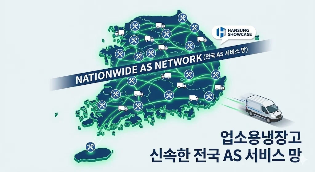 업소용냉장고 신속한 전국 AS 서비스 망