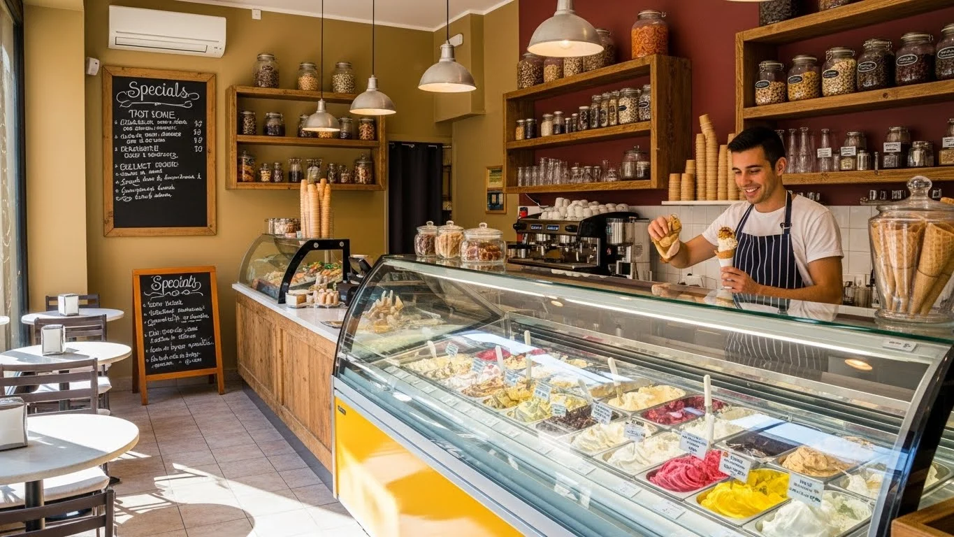 젤라또 쇼케이스