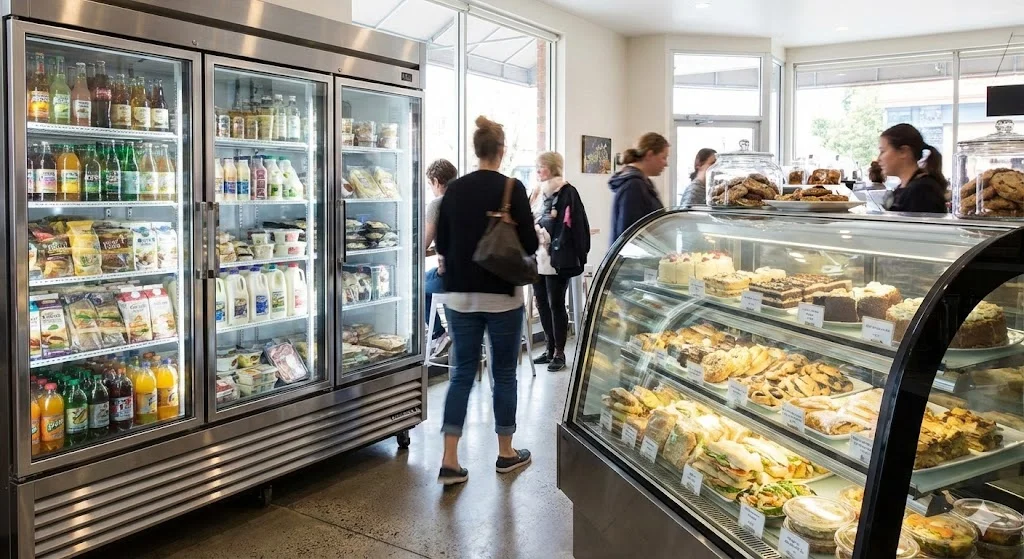 동선을 고려하여 유리냉장고 문 활용 방법 선택