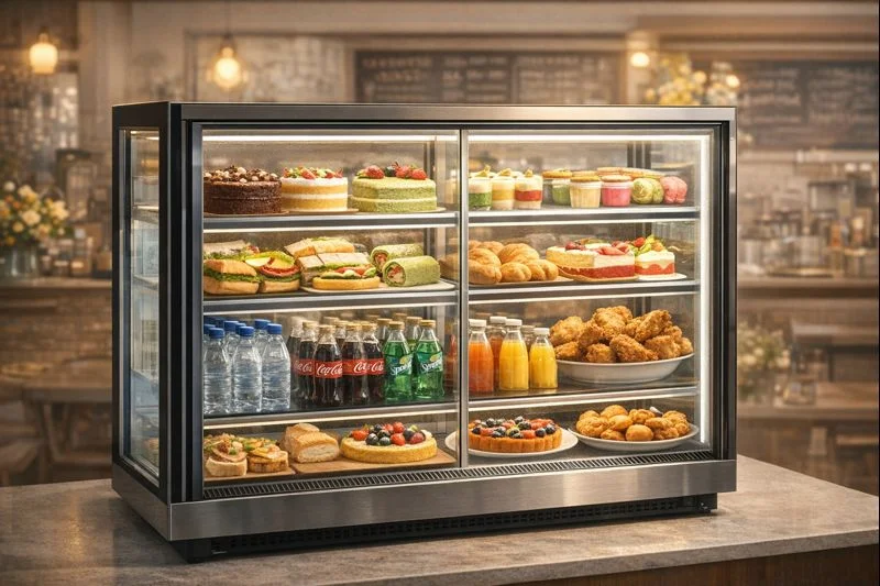 슬라이딩 VS 여닫이 유리냉장고