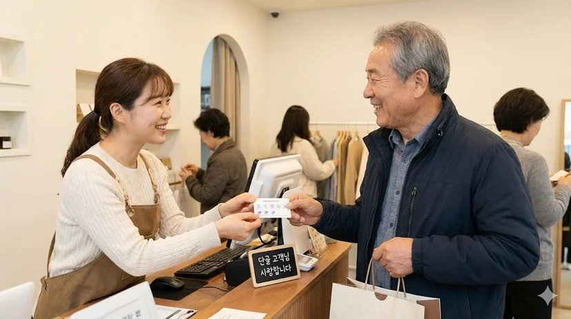 고객과의 긍정적인 관계 형성과 재방문을 유도하는 CRM(고객 관계 관리)의 중요성을 보여줍니다.
