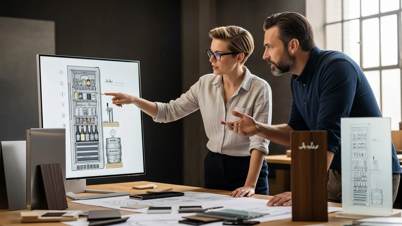 업소용 맥주 냉장고 (맞춤 솔루션)