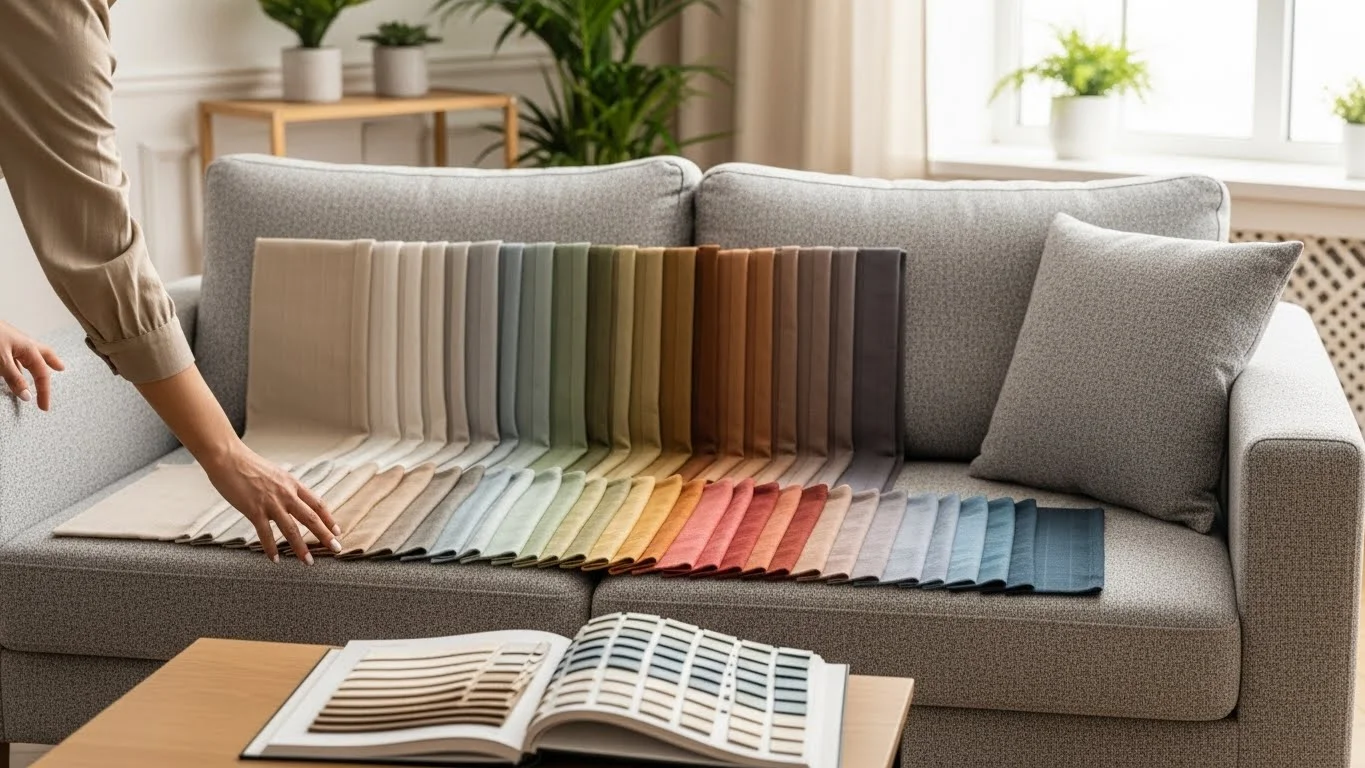 패브릭 소파 차이