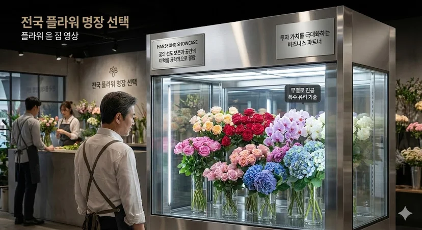 꽃집냉장고
