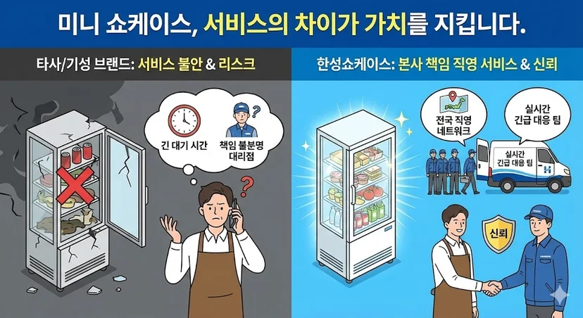 미니쇼케이스냉장고