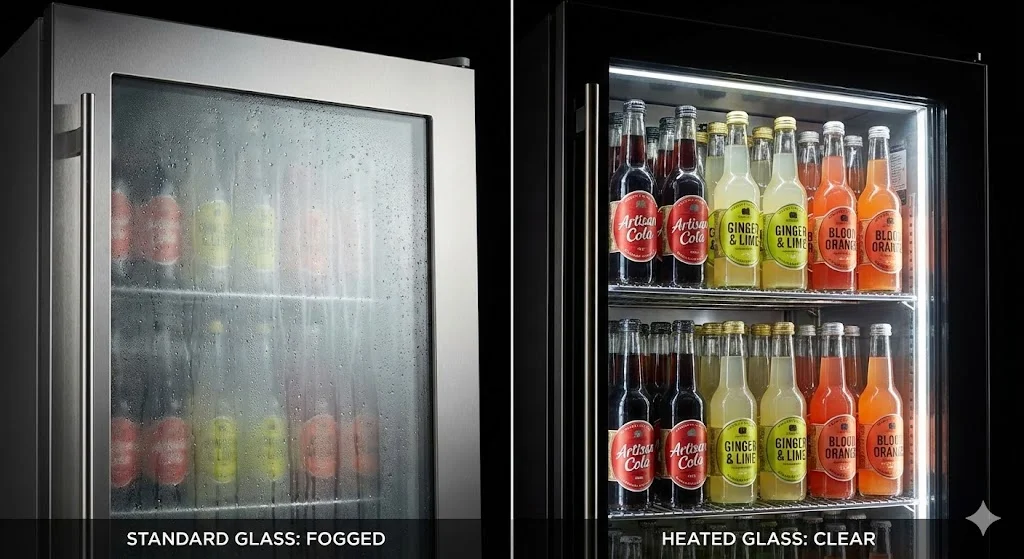 일반 유리와 열선 유리의 결로 방지 성능 비교