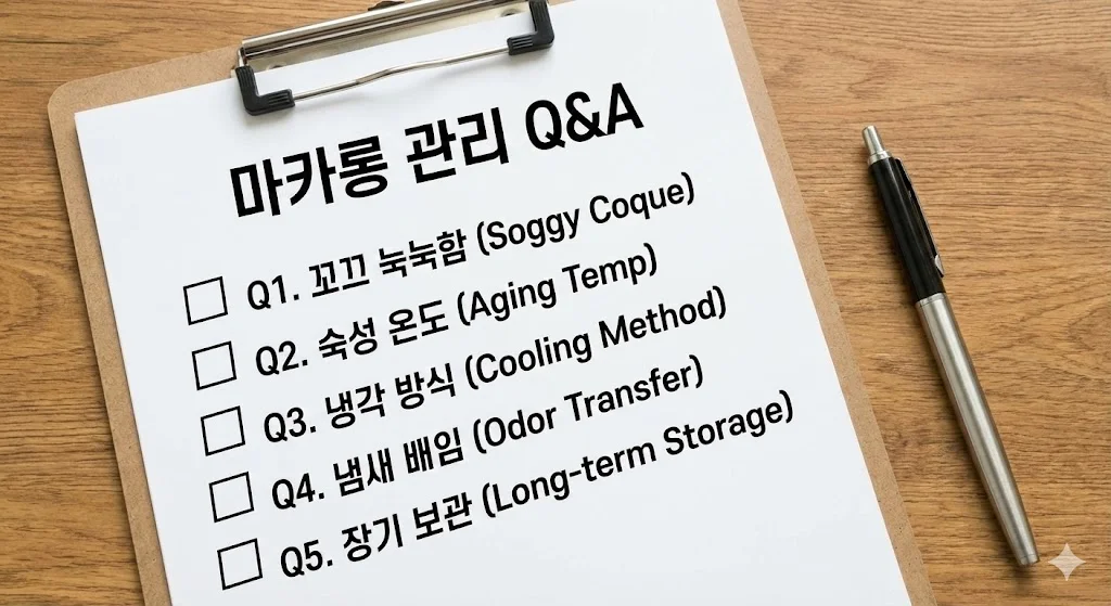 전체 내용을 요약하는 Q&A 체크리스트를 보여줍니다.
