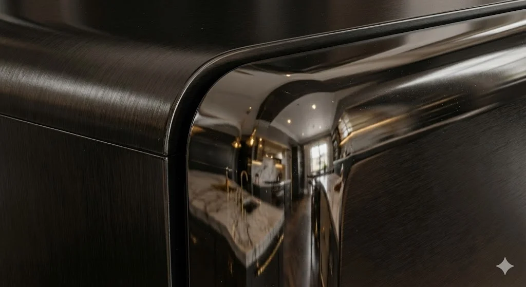 최고급 SUS 304 스테인리스와 티타늄 마감이 선사하는 압도적인 내구성.