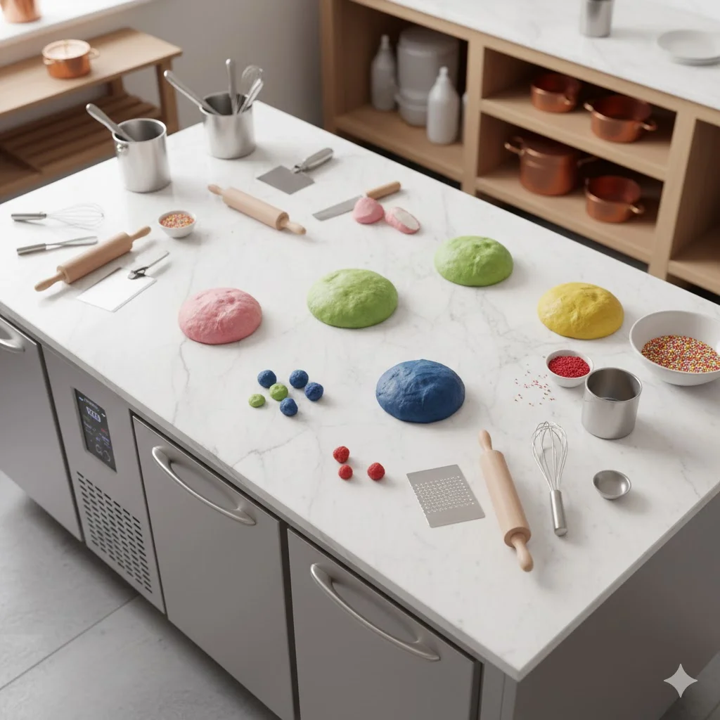 고하중 보강 상판과 조리 공간 활용