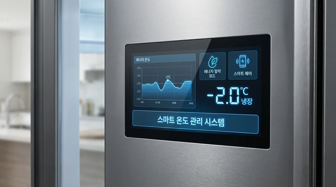 사용자가 한눈에 온도를 파악하고 제어할 수 있는 워크인냉장고의 직관적인 스마트 컨트롤러