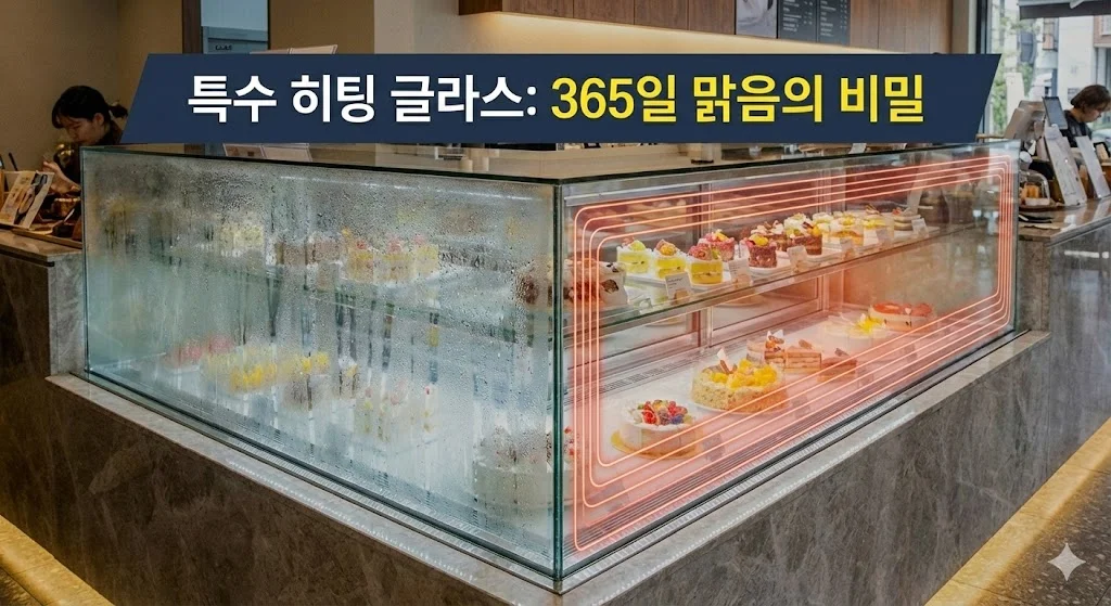 열선 작동 모습을 그래픽으로 표현했습니다.