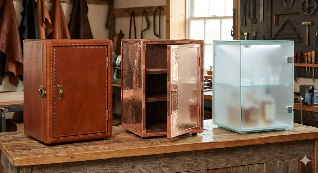 다양한 소재로 맞춤 제작된 하이엔드 미니바냉장고 라인업