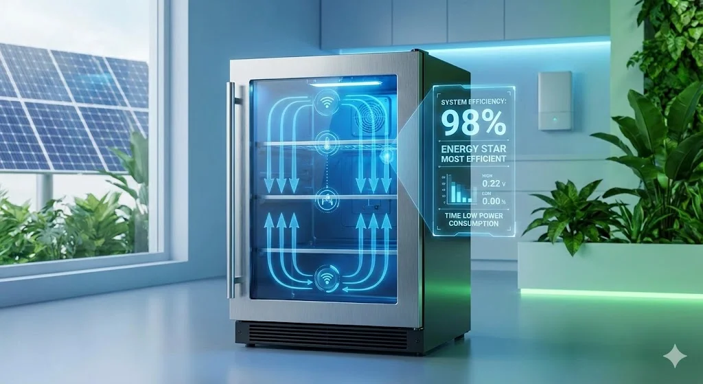 시스템효율성이 높은 미니바냉장고 이미지