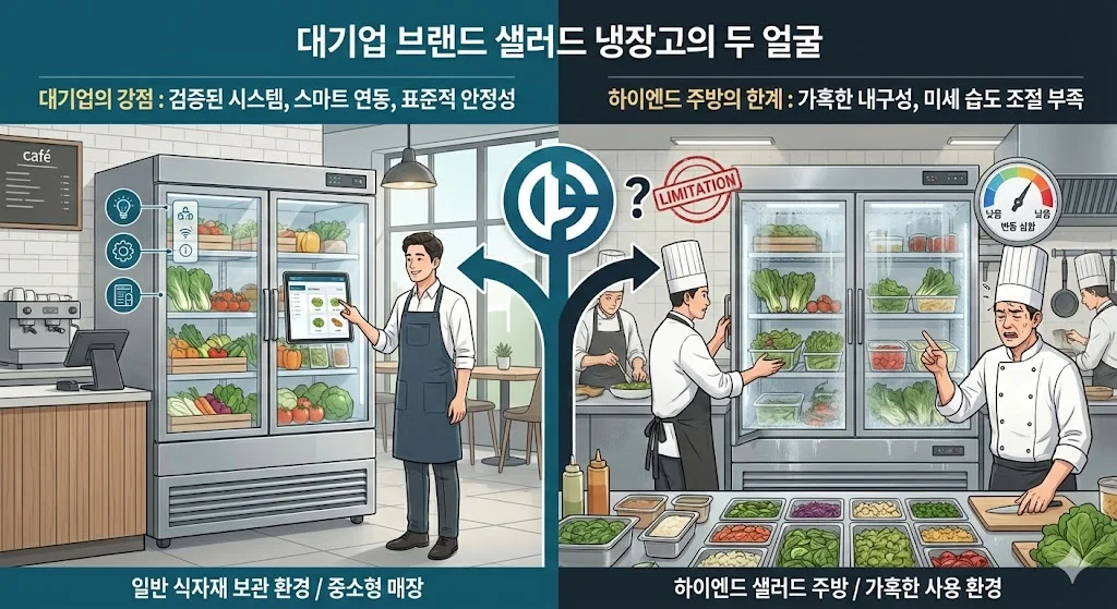 샐러드냉장고