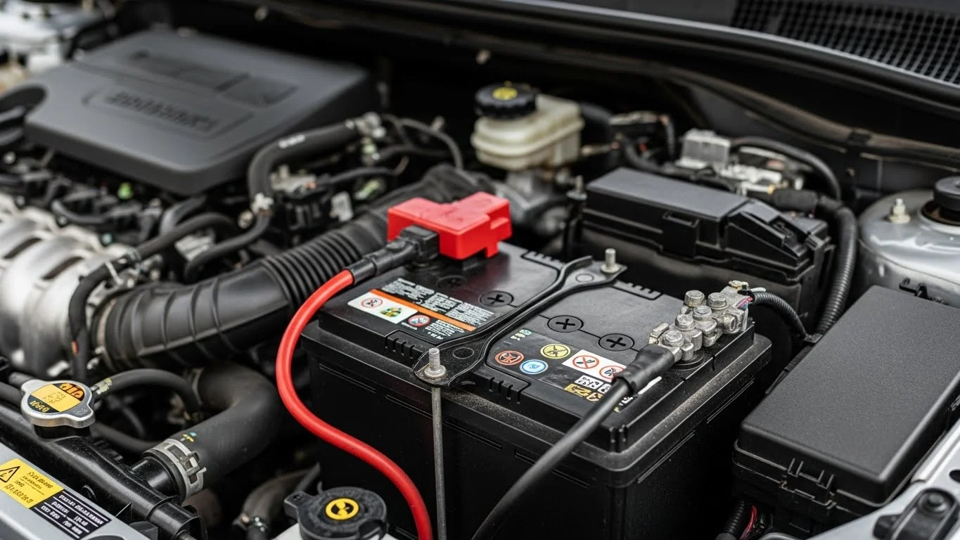 자동차 배터리 전압 방전시 시동