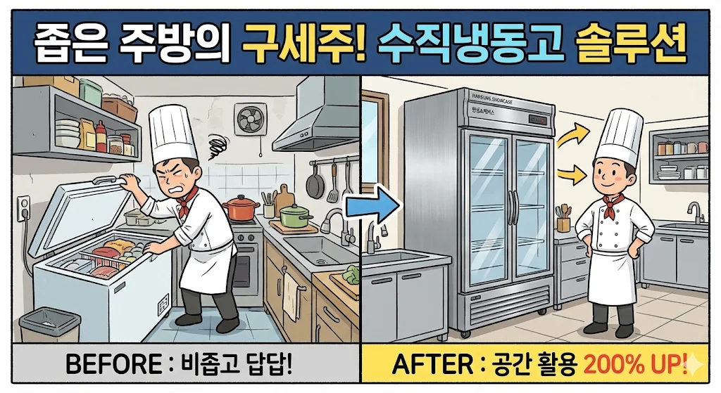 수직냉동고