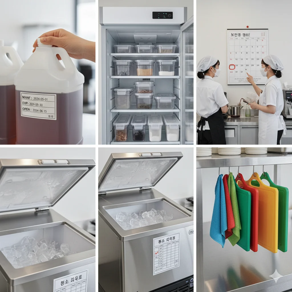 카페 위생점검 대비