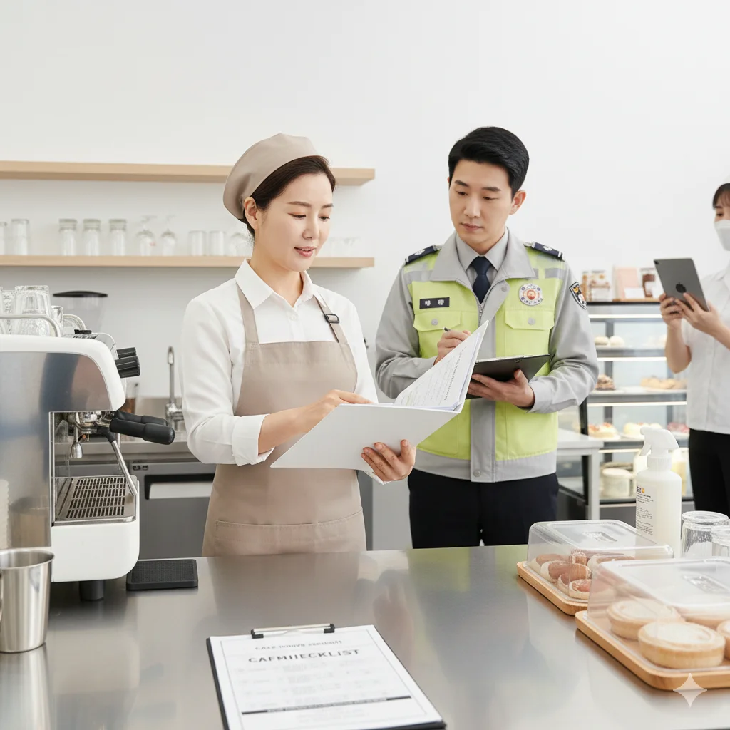 카페 위생점검 대비