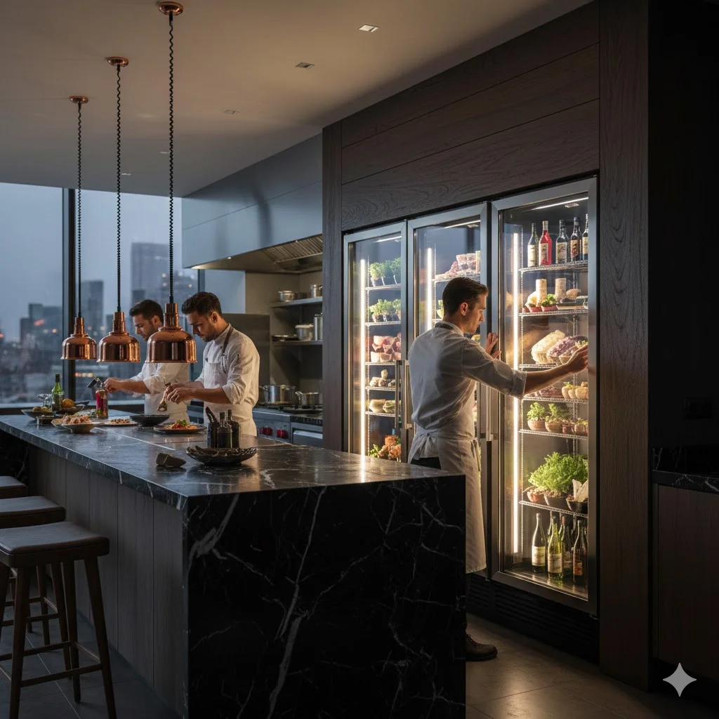 주방을 쇼룸으로 바꾸는 한성만의 감각적인 공간 솔루션.