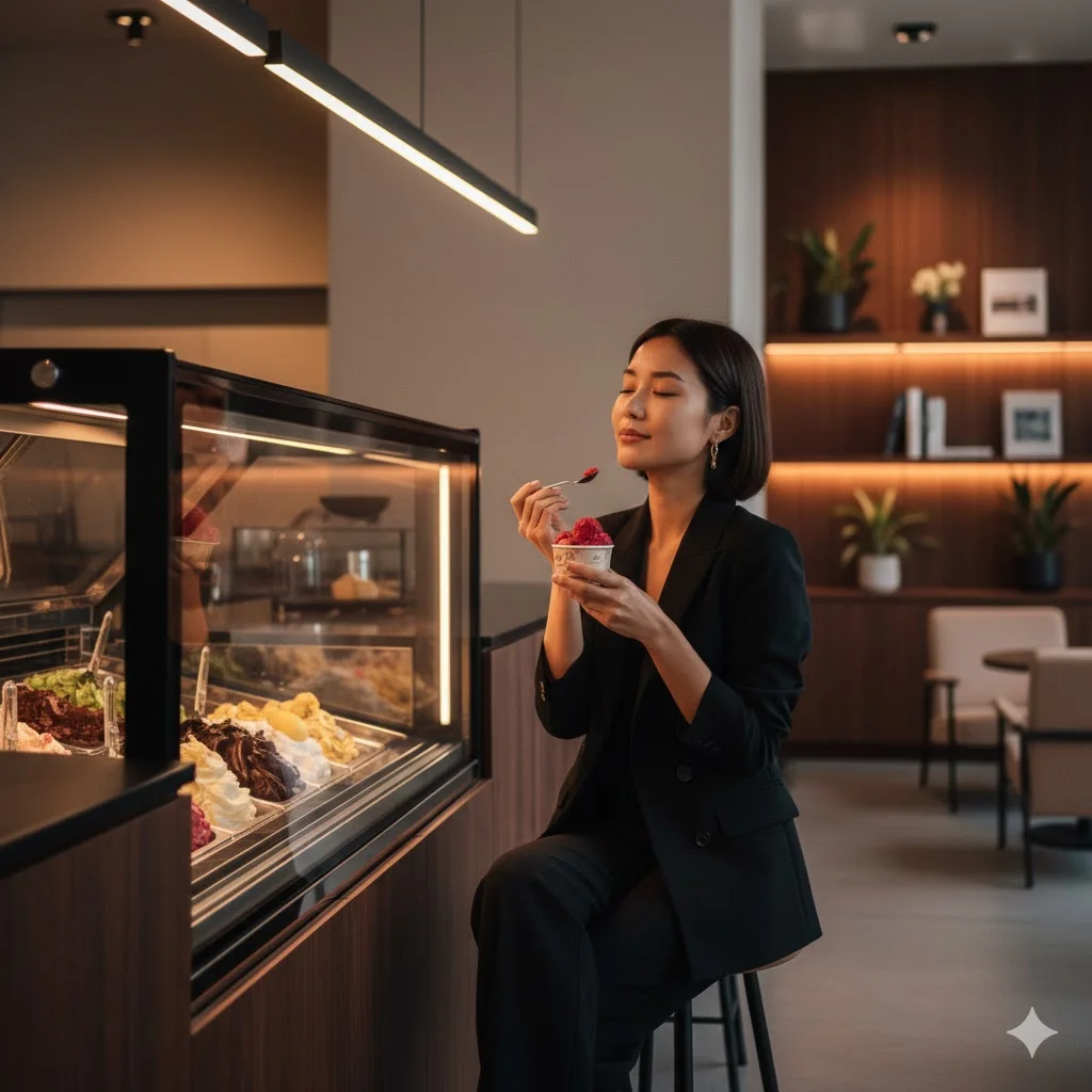 고객의 대화를 방해하지 않는 고요함, 프리미엄 브랜드의 기본 매너입니다.