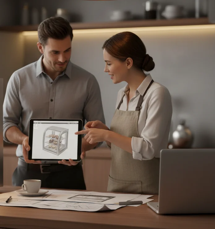  업소용 소형냉장고