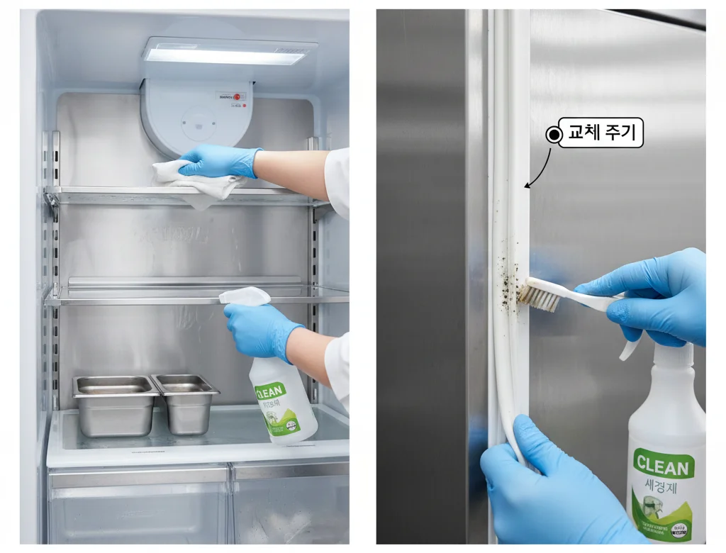 업소용 냉장고 청소