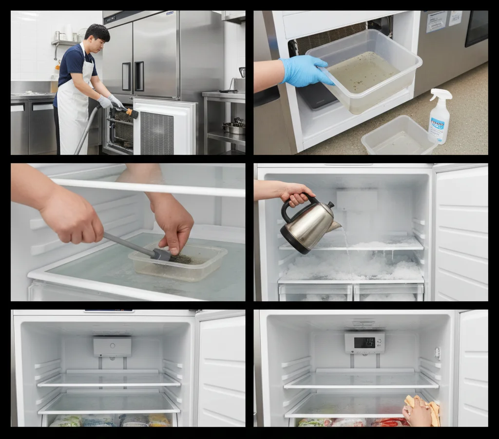업소용 냉장고 청소