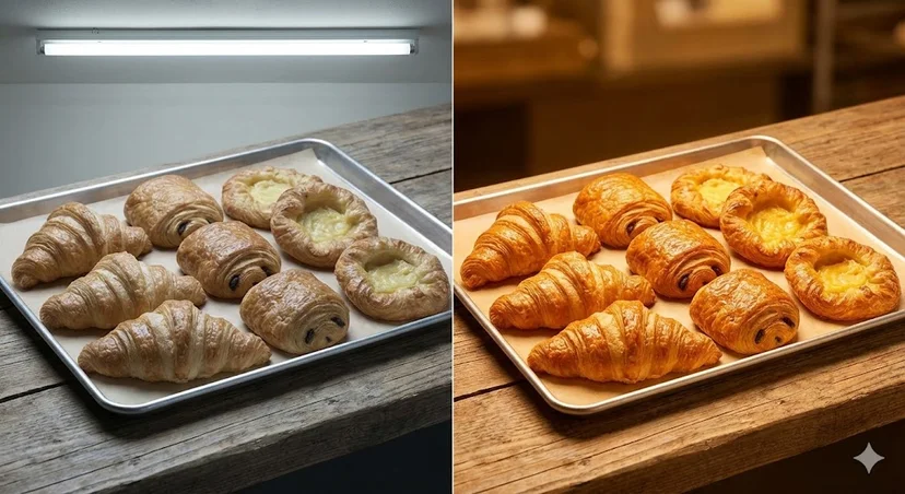 음식의 시각적 매력을 극대화하는 고연색성 웜 LED 조명 효과 비교