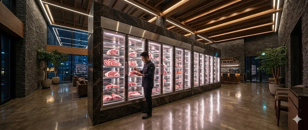 압도적인 공간감과 고기의 가치를 완성하다. 하이엔드 미트 부티크