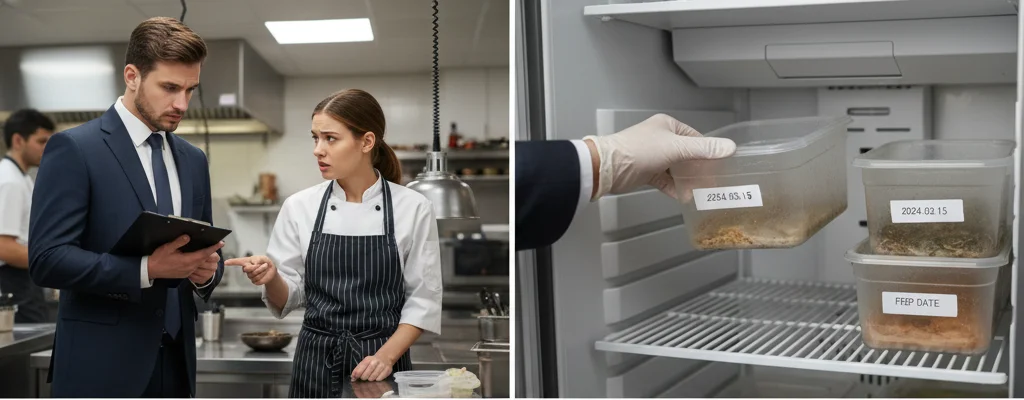 식당 위생 점검