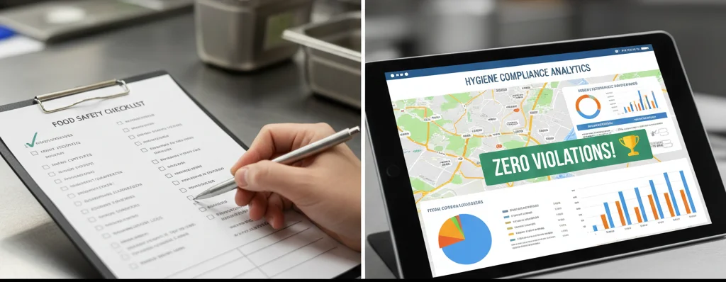 식당 위생 점검