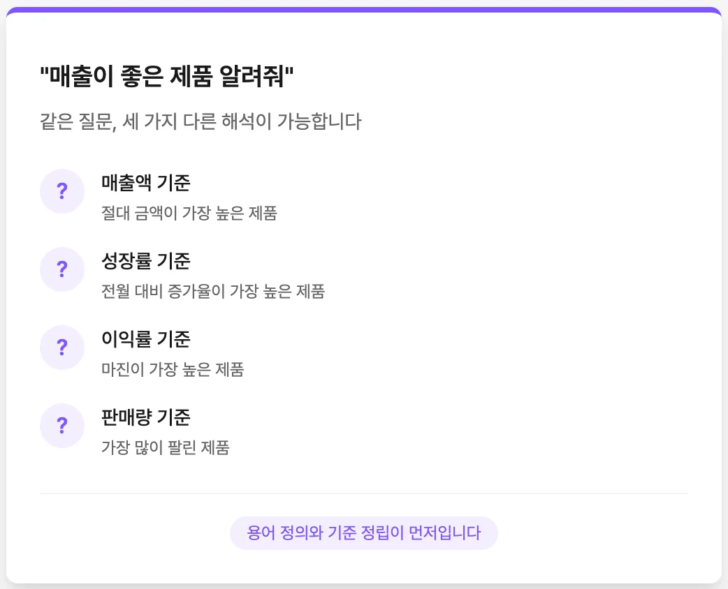 자연어는 같은 단어도 해석이 다르게 될 수 있습니다