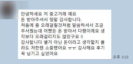 중고거래사기 민사소송 후기 사례
