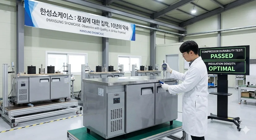 테이블냉동고