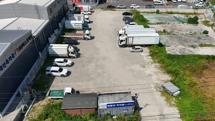 용인시 처인구 신원리 화물차 주차장