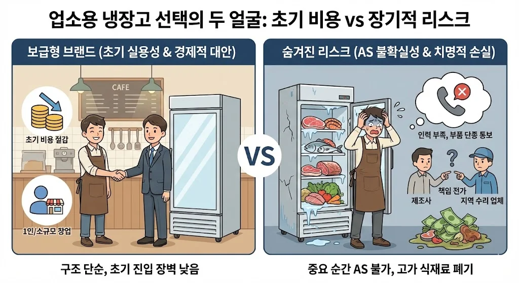 업소용냉장고as