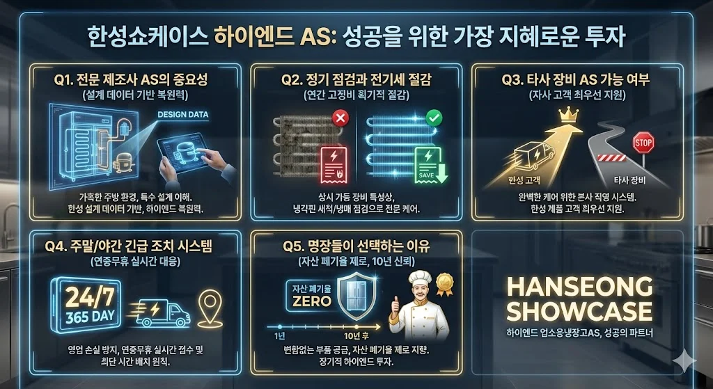 업소용냉장고as