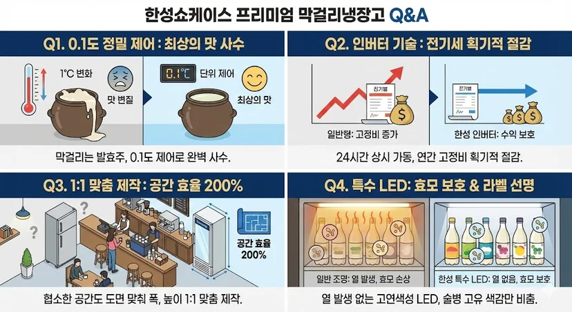 막걸리냉장고