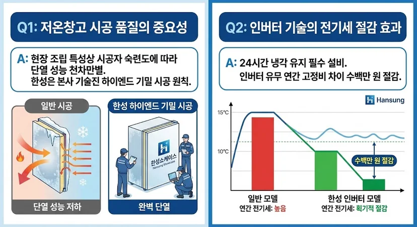 저온창고설치