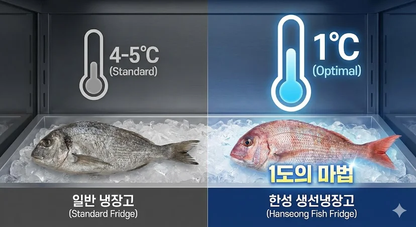 수산물 선도를 지키는 정밀 온도 제어 기술