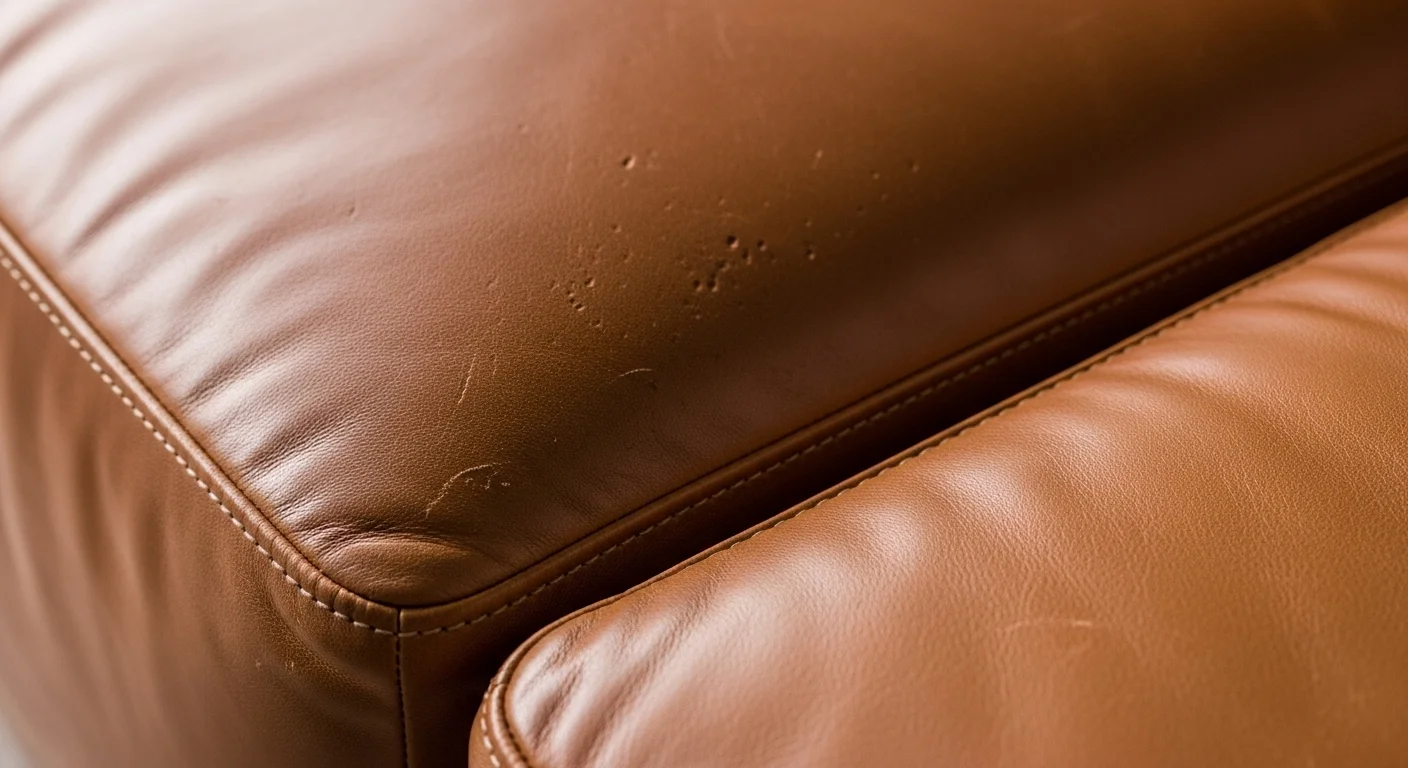 천연가죽 소파 변색된 이유