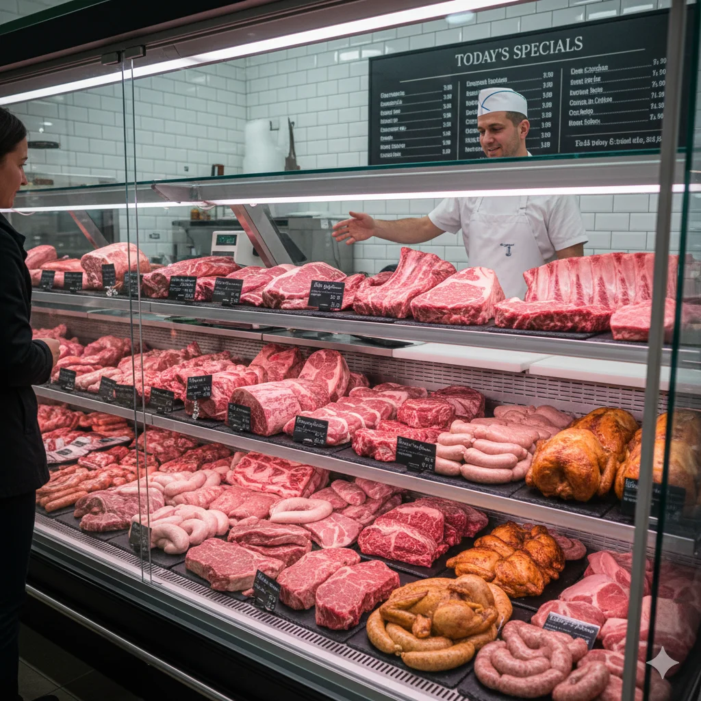 고기 쇼케이스