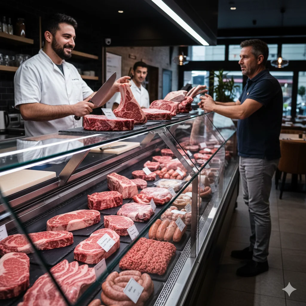 고기 쇼케이스